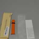 Tasikar Magnetic Bands Compatible with Apple Watch 42mm(Series 11/Series 10) 41mm 40mm 38mm Soft Silicone Replacement Loop Wristband for iWatch SE Series 11 10 9 8 7 6 5 4 3, Black-Orange