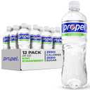 Propel, Kiwi Strawberry, Zero Calorie Water Beverage with Electrolytes & Vitamins C&E, 24 Fl Oz (Pack of 12)
