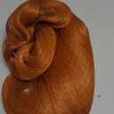 Orange Red wig for Women Costumes,dap costume wig 24inches long wavy ginger red one set wigs with headpiece and scarf for women halloween costume (one set)