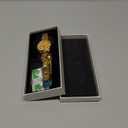 OLEVS Classic Watches for Women Analog Quartz Watch Stainless Steel Rugged Waterproof Watches Unique Calendar Date Business Wrist Watch (Gold, Gold-digital)