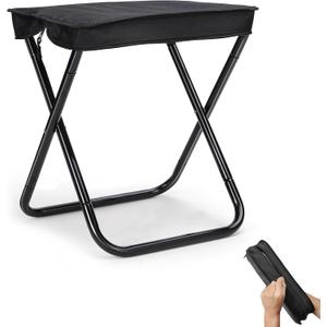 Camping Stool, Portable Folding Stool, Aluminum Ultralight Backpacking Stool Suitable for Outdoor Gardening and Beach Hiking Fishing