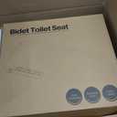 Electric Bidet Toilet Seat Elongated, Heated Smart Toilet Seat Side Control