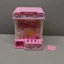 CWLAKON Claw Machine for Kids, Mini Vending Machine Girls Unicorn Toys with Sound & 20 Mini Toys, Candy Grabber Prize Dispenser Machine Electronic Arcade Games, Christmas Birthday Gifts, Pink