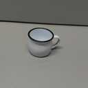 Small White Enamel Mug
