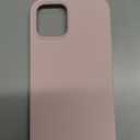 Cordking Designed for iPhone 12 Case, Designed for iPhone 12 Pro Case, Silicone Shockproof Phone Case with [Soft Anti-Scratch Microfiber Lining] 6.1 inch, Chalk Pink