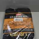 Caliart 176PCS Art Supplies Sketching Kit with 100 Sheets 3-Color Sketch Book, Graphite Colored Charcoal Watercolor & Metallic Pencils, Drawing Set Christmas Gifts for Adults Teens Girls Boys Kids (Black)