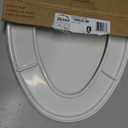 Bemis 7300SLEC Slow Close Toilet Seat, Easy Clean Hinges and Durable Plastic Seat, Made in USA, Elongated, White
