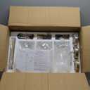 Blown Glass Pendant Light Fixtures, Island Lights for Kitchen 3 Pack Modern Gold Bar Lights Hanging with 11.4in Height Clear Thick Organic Glass Shade for Dining Table Hallway,E26