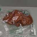 incohair Short Dark Orange Wig with Bangs Women Short Curly Wavy Bob Wig Shoulder Synthetic Party Wigs (Dark Orange)