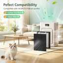 P358 Replacement Filters Compatible with HEAPETS P358 Pet Air Purifier, 4 Hepa Filters and 8 Activated Carbon Pre-filters for Pet Household, Compare Part #PJ358-2LX6JDM