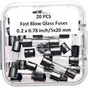 Carbon-14 15A, 15A Fuse, 15A250V, 15A250V Fuse, F15A250V Fuse, F15A Fuse, F15A Fuses, F15A250V, 15A Fuses, F15A Fuses, 15A Fast Blow Fuse, 15A Glass Quick Fast Blow Fuse, 5 * 20mm(20pcs)