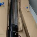 Outdoor Electric Patio Heater, 34-inch 1500W Infrared Tower Heater with Instant Heating, Tip-Over & Overheat Protection, IPX5 Waterproof Space Heater for Patio Garage Workshop Indoor & Outdoor Use (Standard)