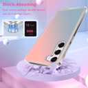 for Samsung Galaxy S23 Case Holographic Iridescent Unique and Aesthetic Shockproof Phone Case for Girls and Women Translucent Iridescent Bumper Protective Cases for Galaxy S23 Cover