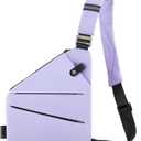 WANDER PLUS Anti Theft Crossbody Travel Bag for Women Men, Multi-Pocket Crossbody Bag, Slim Sling Bag