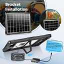 20W Solar Powered Battery Charger & Maintainer, Built-in Smart MPPT Charge Controller, Waterproof 12V Solar Panel Trickle Charging Kits for Car Boat Trailer RV Marine