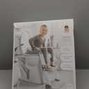 Jool Baby Potty Training Seat with 2 Step Ladder for Toddlers - Splash Guard, Adjustable Height (Gray)