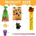 168 PCS Halloween Party Favors for Kids, 24 Pack Halloween Stationery Set for Halloween Party School Classroom Prizes Goodie BagsTrick or Treats Gifts