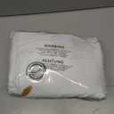 Jowels White Linen Blackout Curtains 120 Length 2 Panels Set for Living Room Bedroom, 100% Black Out Thermal Insulated Linen Drapes, Room Darkening Grommet Curtains 120 Inches Long