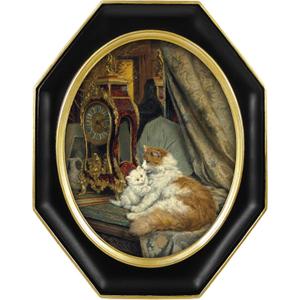 SIMON'S SHOP Picture Frames 8x10 for Wall and Tabletop, Black Octagon Frame with 8x10 Oval Photo Opening, Vintage Traditional Home Room Decor