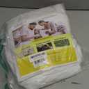 SafeRest Waterproof Mattress Protector King Size  Absorbent Breathable Soft Fitted Bed Cover with 18" Deep Stretchable Pockets  Machine Washable King Mattress Cover