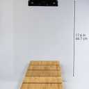 1117 Vertical Clipboard with Stand,Clear Acrylic Freestanding Large Clipboard with Pen Holder,Document Typing Paper Stand,Menu Display Board,Receipt Holder (11"17")