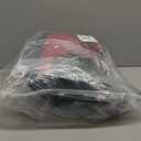 Hicarer 5 Pcs Firefighter Costume for Men Fireman Helmet Axe T Shirt Pants with Attached Suspenders Halloween Cosplay Outfit (XL, Black)