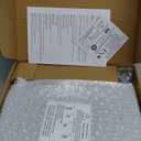 Veken Wide High Pressure Rain Shower Head with Handheld, Handheld Shower Heads with Multi Spray Modes, Rainfall Combo with 15" Metal Extension Arm,Detachable Dual Shower, Bathroom Decor,Chrome Silver (11.8 Inch(Standard))