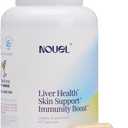Nouel | Skin + Liver + Immunity Support | Recovery Supplement for Drinking | Milk Thistle, NAC, Hyaluronic Acid, CoQ10, Biotin, Antioxidants | 40 Capsules