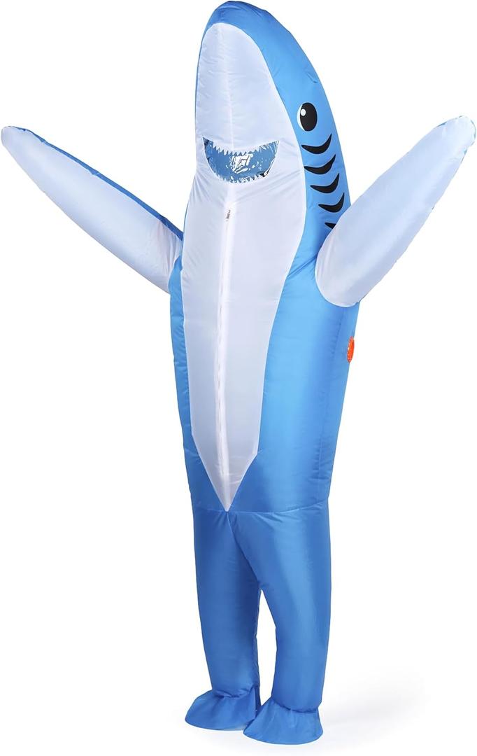 Shark Costume Blow Up Costume Adult For Halloween Christmas Cosplay Party