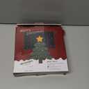 Brightown-Christmas-Tree-Topper, Christmas Star Tree Topper Lighted 3D Hollowed Gold Pentagram Built-in 10 Bulbs Golden Glitter Sparkling Plug in Vintage Indoor Holiday Xmas Decorations Ornaments