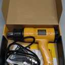 SEEKONE Heat Gun 1800W 122-120250- 650Fast Heating Heavy Duty Hot Air Gun Kit Variable Temperature Control Overheat Protection with 4 Nozzles for Crafts, Shrinking PVC, Stripping Paint(5.2FT)