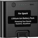 Spark Battery Replacement Lithium-ion Battery Pack Compatible with Spark Live, Spark 2 & Spark Edge, 6000mAh Rechargeable Battery Extends Party Time, 86.4Wh