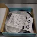 10X 30X Magnifying Glass with Light and Stand, 72 LED 3 Color Modes Stepless Dimmable, Hands Free Lighted Magnifier Desk Lamp for Close Work Craft Hobby Painting Sewing Jewelry Reading (Black)