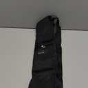 Drawstring Backpack with Mesh Pocket Water Resistant String Beach Swim Sports Gym for Women Men (Black)