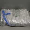 20 Pairs White Disposable Slippers, Open Toe SPA Hotel Slipper for Women and Men, Soft Coral Fleece Slippers for Guests, Non-Slip Slipper for Train Travel Home Salon