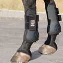 Harrison Howard Horse Tendon Boots Open Front/Fetlock Boot for Horse Protective Boots for Jumping, Trail Riding Set of 4, 
Size: Extra Full (X-Large)