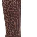 Franco Sarto Womens Tribute Knee High Heeled Boot (8.5, Leopard Print Fabric)
