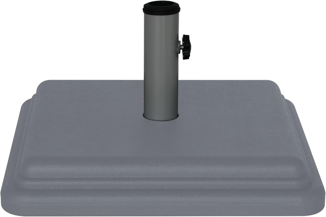 US Weight 40 Pound Umbrella Base - Weighted Umbrella base For Use With Patio Table Heavy Duty Base- Made in the USA