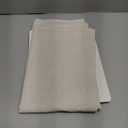 Lecloud Natural Valance for Windows 16 Inch Length, Light Filtering Kitchen Curtains, Modern Short Curtain Valance with Rod Pocket for Bedroom Cafe Basement Window Treatments, 60" W x 16" L 1 Panel