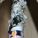 IOWER Macrame Wall Hanging Brown Dip-Dyed Large Macrame Wall Decor For Living Room Boho Fiber Art for Office Decoration 57" W x 41" L