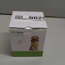 PETGEEK Interactive Squeaky Dog Toy, Upgraded Automatic Moving Vibrating Dog Ball with Plush Cover, 900mAh Rechargeable Bouncing Ball with Recording Music Mode, Crinkle Dog Toy for Pet Boredom, Brown Brown-Upgraded 900mAh