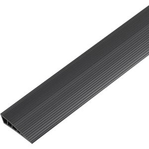 1 Pack 1" Rise Threshold Ramps for Doorways, 40" L Cuttable PVC Wheelchair Ramp, Non-Slip Heavy Duty Door Threshold Reducer for Wheelchairs, Power Scooters, Bathroom & Curb(Black)