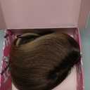 Hair Topper 18 inch Toppers Hair pieces for Women with Thinning hair 4"5" Comfortable Base Hairtopper Clip in Bangs (Ombre Brown to Golden Blonde)