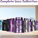 Purple Cross Urns for Ashes for Women Up to 140 LBS, Large Personalized Cremation Urns for Human Ashes Adult Male & Female Decorative and Funeral Keepsake Urn,Love of God Carefully Handcrafted