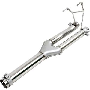 Dual Exhaust Muffler Y-Pipe Direct Fit Kit Fits 2009-2019 For Dodge Ram 1500 Hemi 5.7L Pickup Truck Stainless Steel