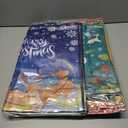 PARSUP 18PCS Giant Christmas Gift Bags, Assorted Sizes, Non-Woven Christmas Bags Reusable Heavy Duty Sewing Treat Grocery Tote with Handles for Gifts Wrapping Shopping, Xmas Party Supplies (Red, Blue, Green, Yellow)