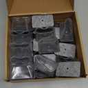 32 Pcs Rectangle Chair Leg Protectors for Hardwood Floors - Silicone Felt Furniture Pads, Scratch/Noise Reducing Covers, X-Large(Fit Perimeter 6" to 8")