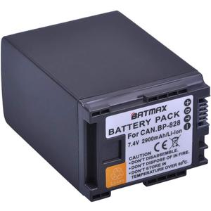 Batmax 1Pc 2900mAh BP-828 BP 828 Li-ion Battery for Canon BP-828 BP-820 Batteries; Canon VIXIA HF G40,HF G30,XA20,XA25,XA15,XA11,XA30,XA35,HF G26,XF405,XF400,GX10 Camcorders