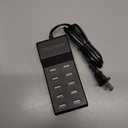 50W USB Charging Station with 10-Port Family-Sized Smart USB Ports for Multiple Devices - Smart Phone, Tablet, Laptop Computer - for iPhone 15/14/13 Black