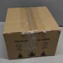 C9 LED Christmas Lights Outdoor, 68 Feet 100 LED Strawberry String Lights with 100 Spring Clamps, Waterproof Commercial Grade Extendable for Outside Roofline Patio Home Xmas Decoration, Pure White